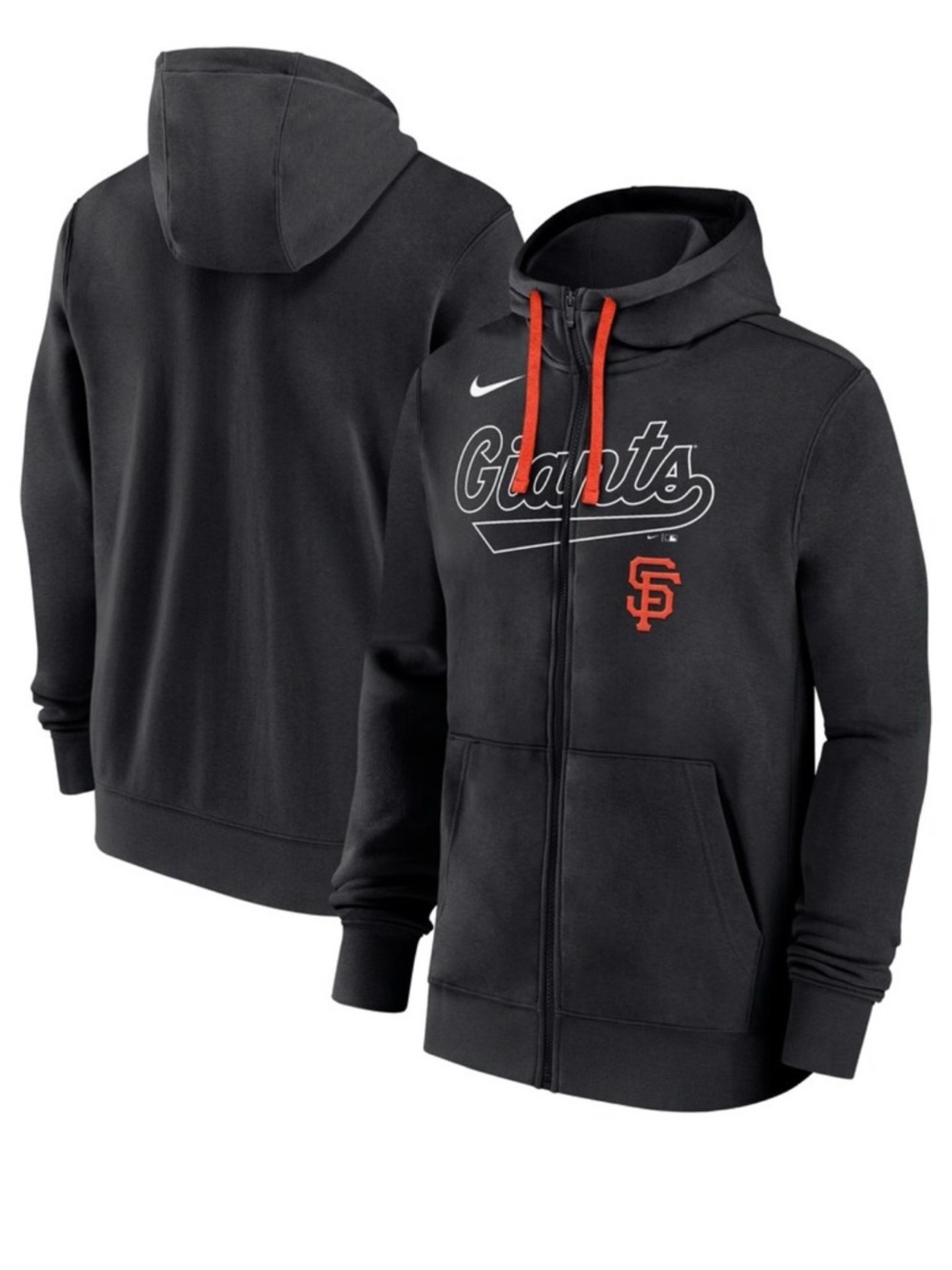 San Francisco Giants Nike Knockout Script Full-zip Hoodie/Jacket Men’s 3XL